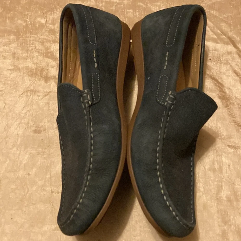 Mephisto Algoras Mens loafers/moccasins blue suede